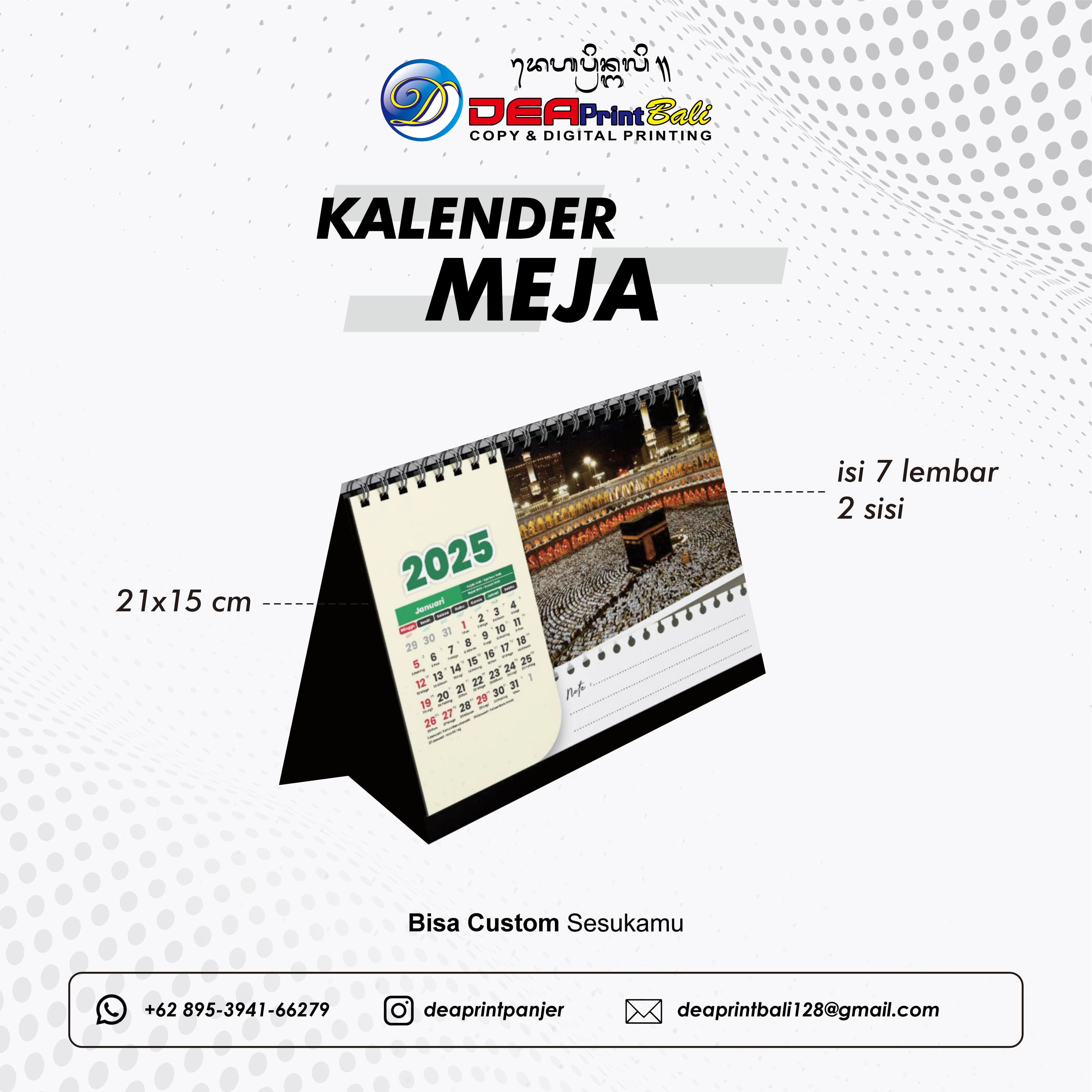 Cetak Kalender Meja & Souvenir